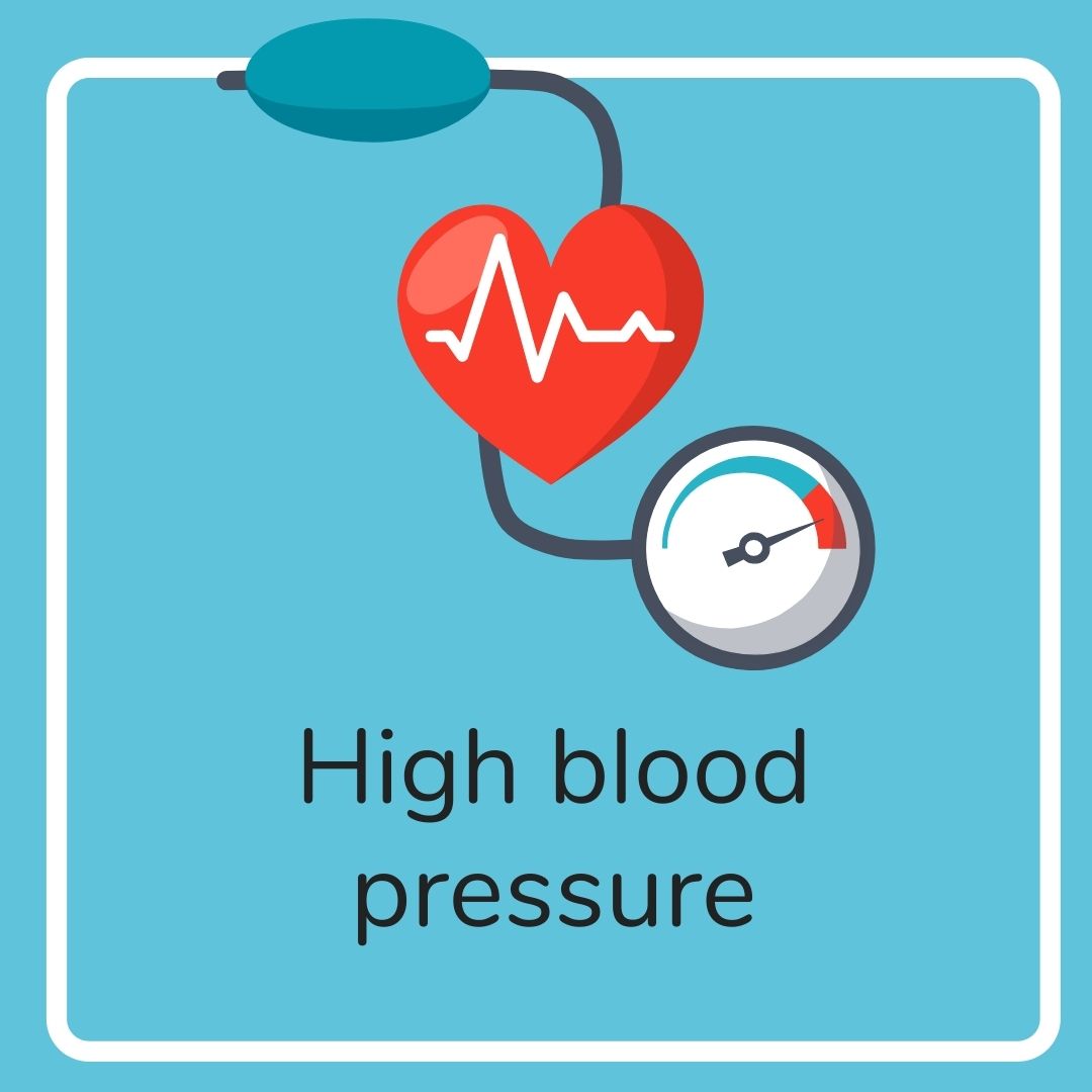 High blood pressure High blood pressure